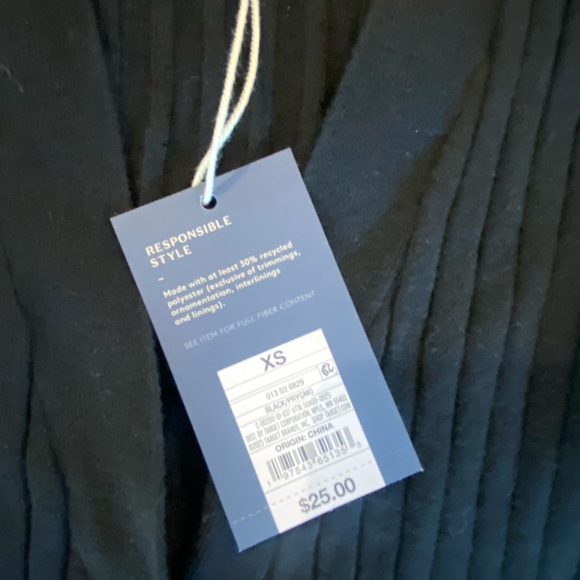 Universal Thread Women’s Black Ribbed Button Down Cardigan Size XS - Picture 4 of 4